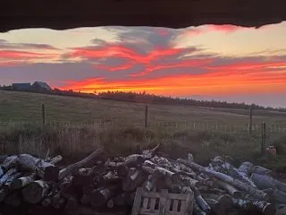 Pretty sunset 😍 last night